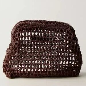 FREE PEOPLE Sand Bound Chocolate 100% Raffia NWT MSRP $58